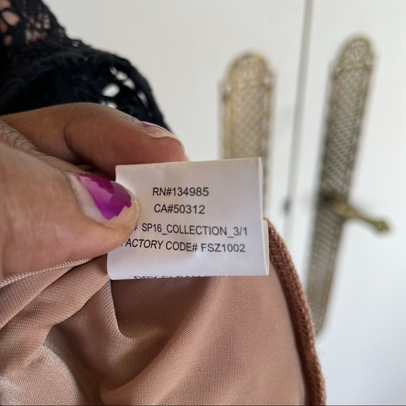 For Love and Lemons Gianna Black Lace Apron Dress - Picture 12 of 16